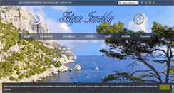 Desktop Screenshot of fregate-immobilier.com