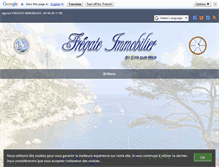 Tablet Screenshot of fregate-immobilier.com